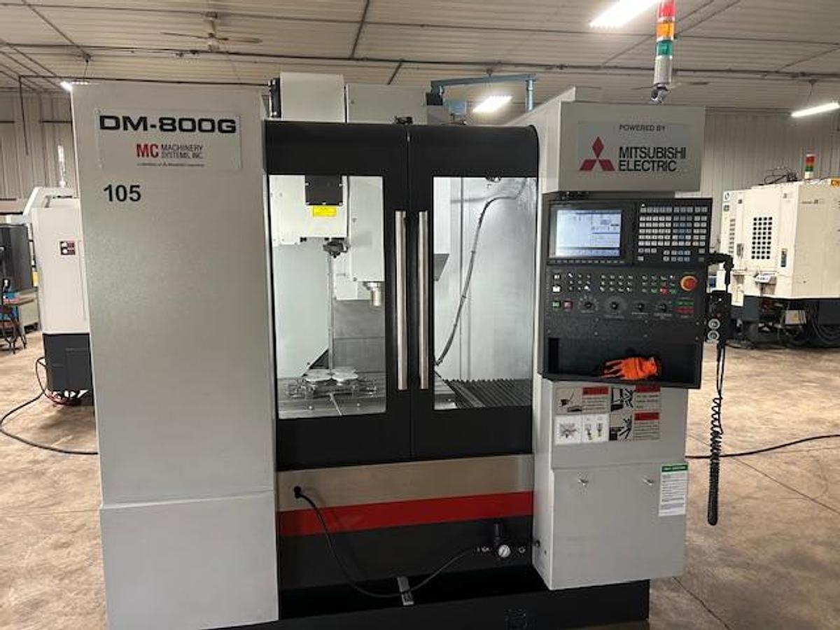 Mitsubishi #DM-800-G, vertical machining center, 24 automatic tool changer, 31.5" X, 19.7" Y, 21.3" Z, 15 HP - Image 1