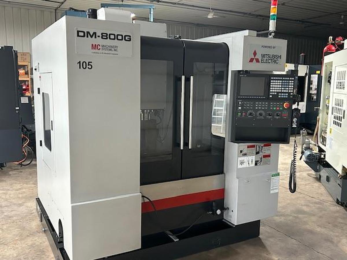 Mitsubishi #DM-800-G, vertical machining center, 24 automatic tool changer, 31.5" X, 19.7" Y, 21.3" Z, 15 HP - Image 3