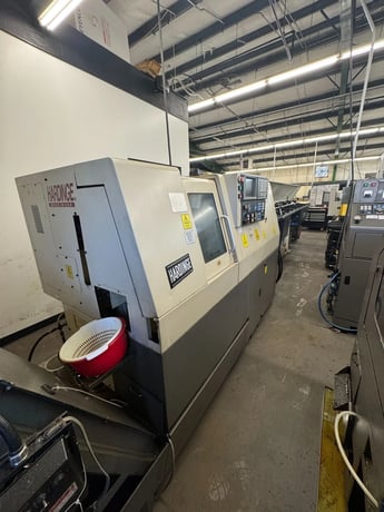 Hardinge #ST-25, swiss type automatic screw, 1" bar capacity, 9.65" length, 200-6300 RPM, 7.3 HP, Fanuc 18-T - Image 3