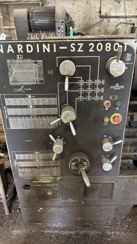 20" X 80" Nardini #SZ-2080T, Engine Lathe, 12 HP, 3" bore - Image 9