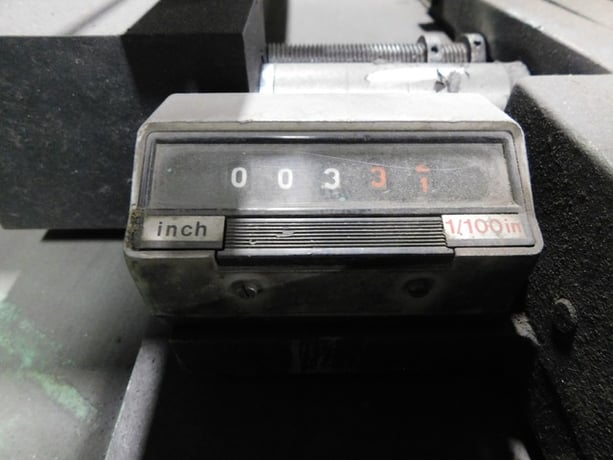 55 Ton, Promecam #RG5020, press brake, 6.8'OA, manual back gauge - Image 5