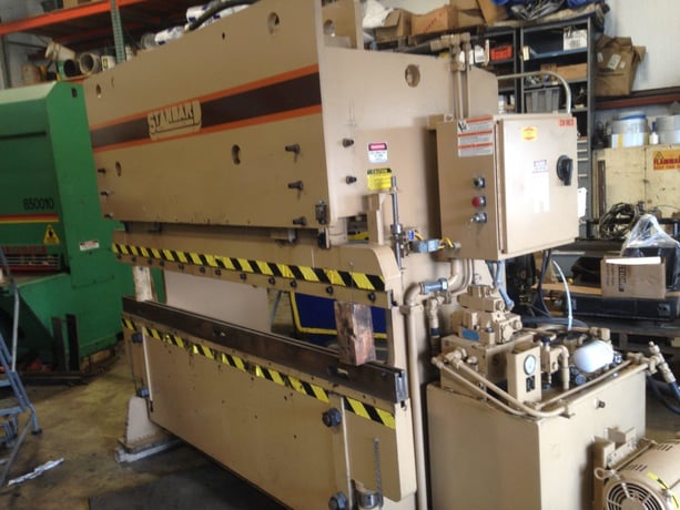 50 Ton, Standard Industrial #DB50-8, hydraulic press brake, 8' overall, 78" between housing, 6" stroke, 3 HP - Image 3