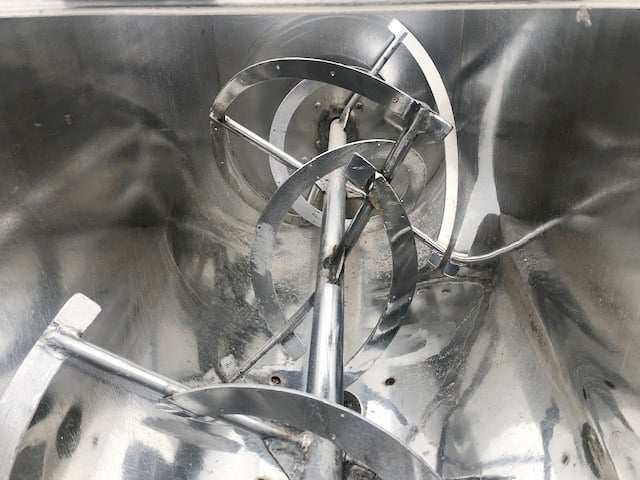 10 cu.ft. Jh Day, Stainless Steel Ribbon Blender, Double Ribbon, Center Bottom Discharge, 21" diameter x 48" - Image 3