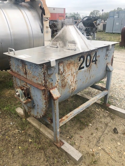 10 cu.ft. Jh Day, Stainless Steel Ribbon Blender, Double Ribbon, Center Bottom Discharge, 21" diameter x 48" - Image 5