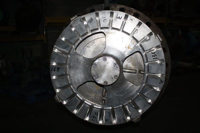 Impco #600, Hi-Shear Mixer, CF3M construction, 14.5" Inlet & Outlet Pipes, 25" Disc - Image 3