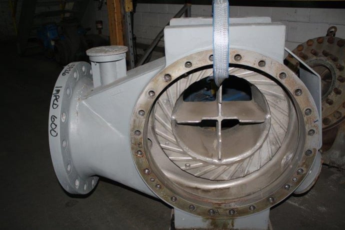 Impco #600, Hi-Shear Mixer, CF3M construction, 14.5" Inlet & Outlet Pipes, 25" Disc - Image 8