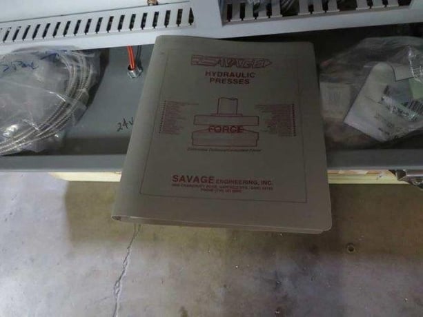 5 Ton, Savage Engineering, 4-Post Down-Acting Hydraulic Press - Image 4