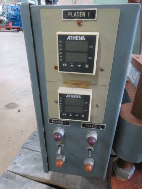 Carver, UP-Acting 4-Post Hydraulic Press, (2) 18" x 25" Electrically Heated Platens - Image 7