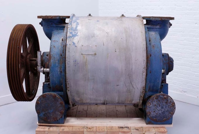 4000 CFM, Somarakis #3633.1, Vacuum Pump, Stainless Steel Casing & Shaft, Iron Heads & Rotor, 40" Drive - Image 1