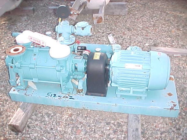 7 CFM, Kinney #KLRC-125-KSL, Vacuum Pump, Carbon Steel, 10 HP - Image 4