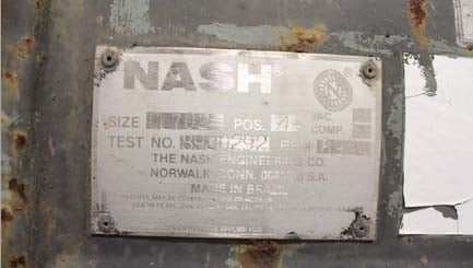 700 cfm, Nash #CL702, Vacuum Pump, 890 RPM - Image 2