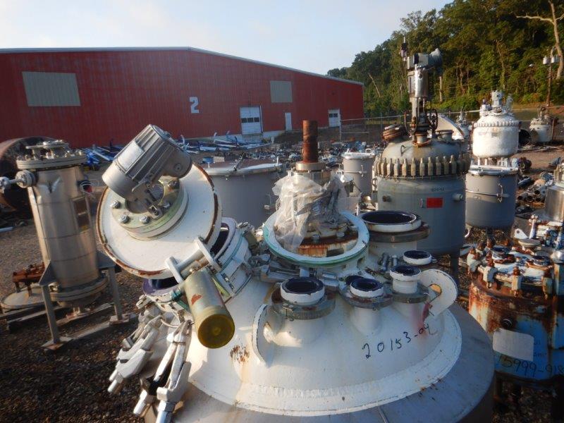 300 gallon Thale, Glass Lined Reactor, 60 psi/FV @ 350°F Internal, 150 psi/FV @ 350°F Jacket, 5 HP - Image 10