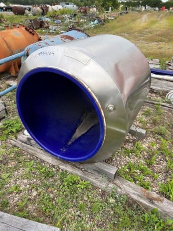 50 gallon Ceramic Coatings Co., Glass Lined Jacketed Pressure Vessel, 50 psi/FV @ 650°F Internal, 100 psi @ - Image 2