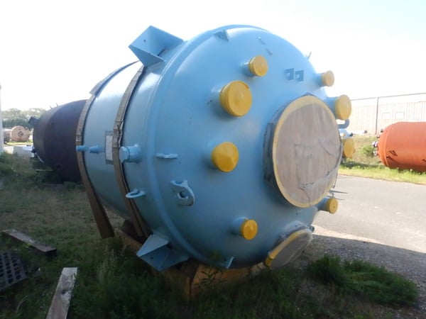De Dietrich, Glass Lined Reactor Body, 9115 Glass, 3000 gallon, 100 psi/FV @ 450°F Internal, 90 psi @ 450°F - Image 1