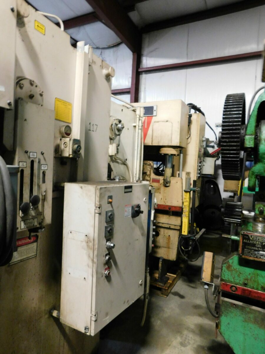 60 Ton, Wysong #MTH60-72, press brake, 6' overall, 6" stroke, 9" adjustment - Image 6