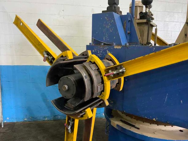 5000 lb. Arku #AH5000/2, double end coil reel & precision leveler, 12" width, 80" outside dimensions, 14"-20" - Image 3