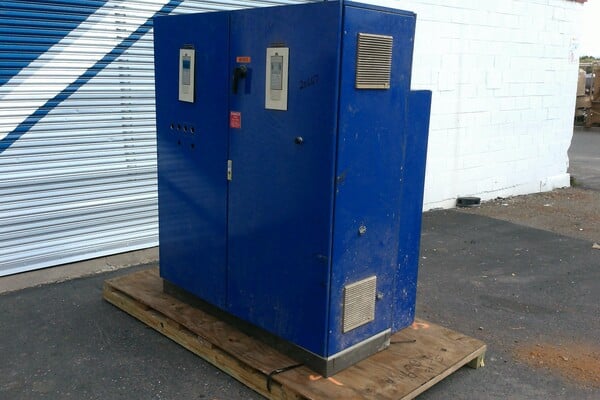 Alfa-Laval #DS308/PM38000, Stainless Steel Horiz Decanter Centrifuge, 40 HP, 230/460 V., VFD back drive - Image 2