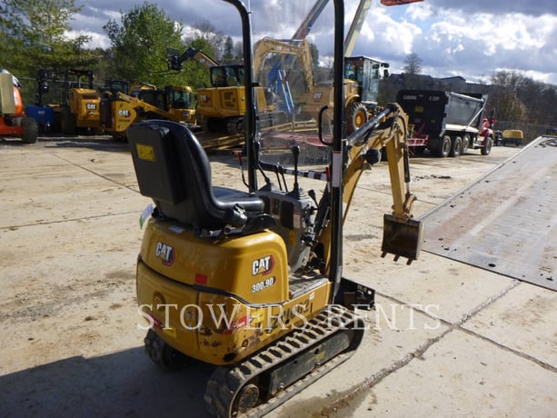 Caterpillar 300.9D, Crawler Excavator, 377 hours, S/N: LJ201662, 2021 - Image 3