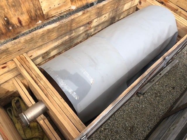 Schkopau, Bare Middle Cooling Roll for PV Film Line, 36" O.D. x 92" Face Size - Image 7