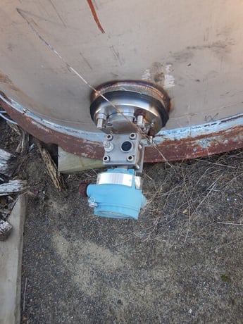 1700 gallon Stainless Steel Mix Tank, 88" diameter x 6' Straight Side, Agitator, No Drive - Image 5