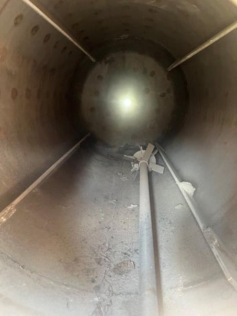 180 gallon Stainless Steel Jacketed Pressure Tank, 32" diameter x 52" Straight Side, 150 psi @ 500°F - Image 2