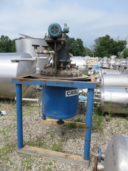 45 gallon Stainless Steel Jacketed Mix Tank, Vertical, 24" diameter x 24" Straight Side, Dish Top and Bottom - Image 1