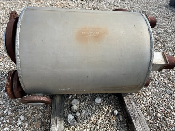 50 gallon Stainless Steel Vertical Tank, 24" diameter x 2' 6" Straight Side - Image 1
