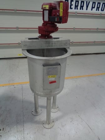 21.4 gallon Freude Titan, Stainless Steel Vertical Mixing Vessel, 450 mm diameter x 447 mm Straight Side - Image 1