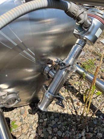90 gallon GMW Inc., Stainless Steel Pressure Vessel, Vertical, 20" diameter x 64" Straight Side, 30 psi @ - Image 4