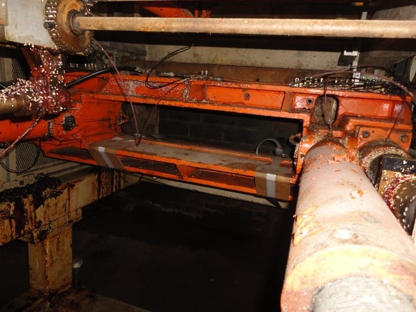 Brown #T-300, Trim Press, 11.75" x 37.5" width Cutting Window, 480 V, w/Canopy & Control Panel - Image 6