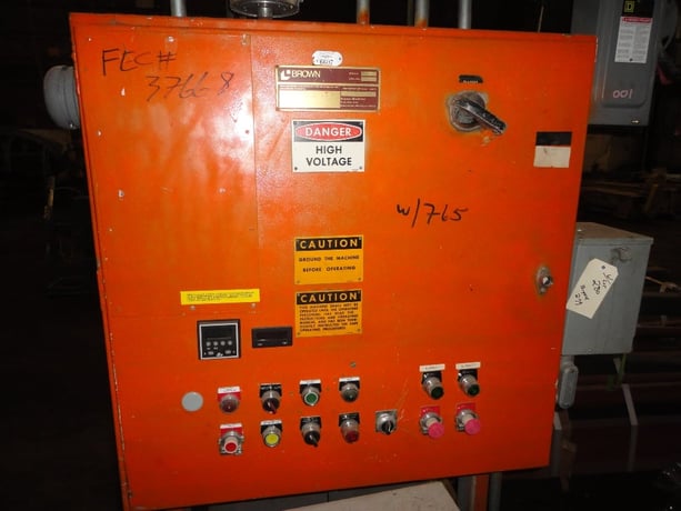 Brown #T-300, Trim Press, 11.75" x 37.5" width Cutting Window, 480 V, w/Canopy & Control Panel - Image 10