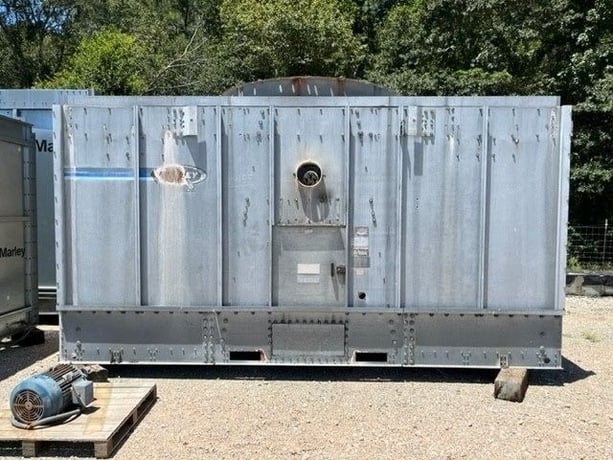 400 Ton, Marley #NC212, Galvanized Steel Induced Draft Cross Flow Cooling Tower, 8' width x 122" H Size, 7' - Image 1