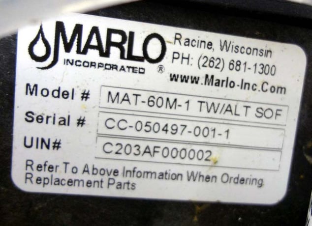 Marlo #MAT-60M-1, Twin Alternating Water Softener System, 50/60 kg capacity, 3/4" Valve Size, 16 GPM Flow - Image 7