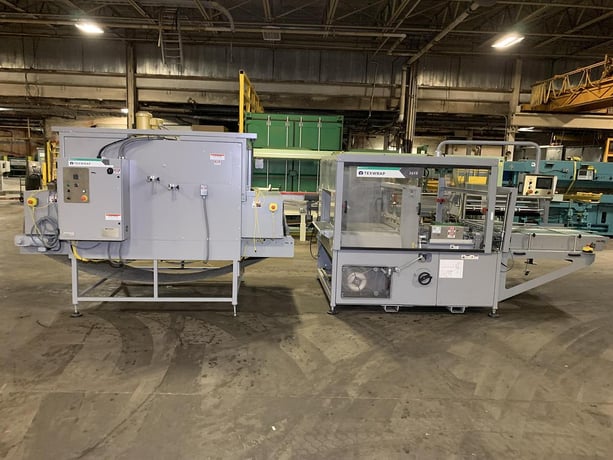 Texwrap #3618ISSR, 36" intermittent motion side seal shrink & model STE-1348OCS heat tunnel system, 2021 - Image 1