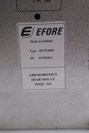 Efore ABB SR92A060 Power Supply Module 3HAB 5845-1/2 STOCK 3189 - Image 2