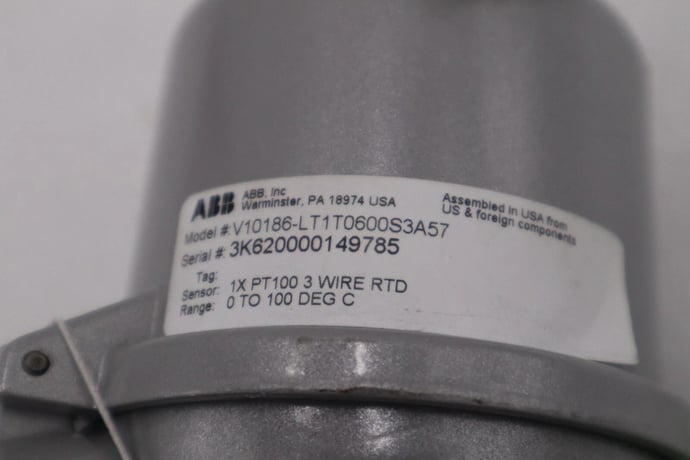ABB V10186-LT1T0600S3A57 Temperature Sensor PT100 B NEW UNIT STOCK G735 - Image 3