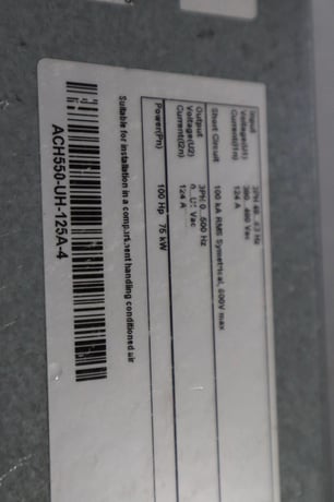Abb ach550-uh-125a-4 ac drive 550 series 3 phase 380-480 v ac stock s686 - Image 8