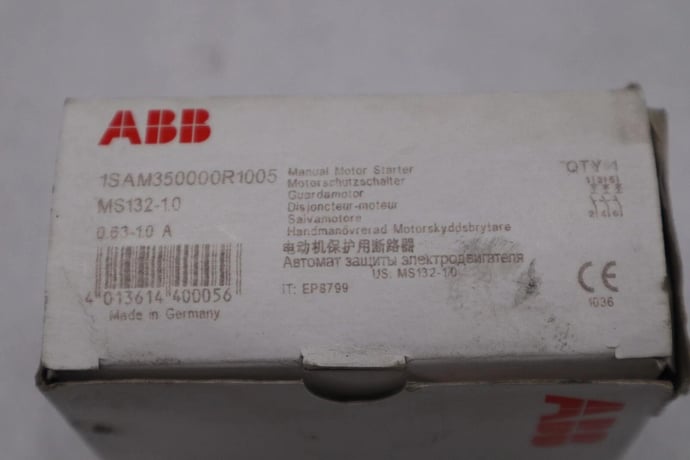 ABB 1SAM350000R1005 Manual Motor Starter NEW IN BOX (13 AVAILABLE) STOCK H802 - Image 1