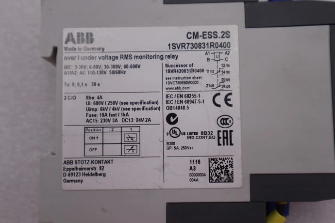 New Abb brown boveri abb ct-ars.11s / ctars11s stock k-1628 - Image 1