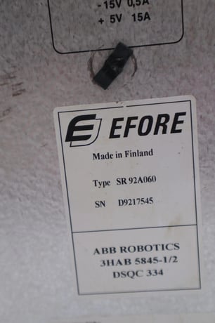 Efore ABB SR92A060 Power Supply Module 3HAB 5845-1/2 STOCK 3196 - Image 2