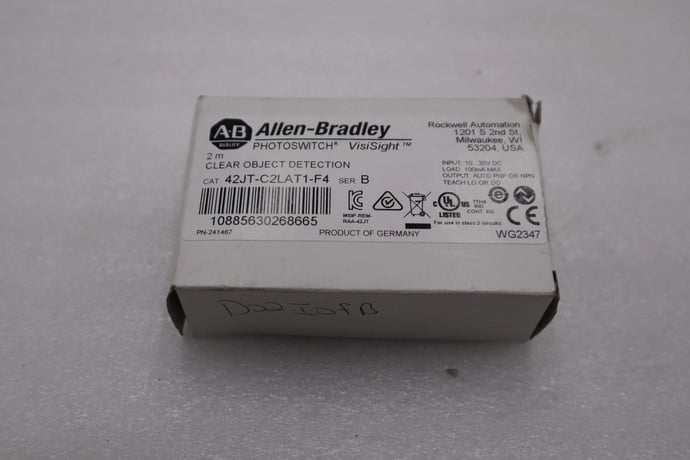 Allen-Bradley Bradley 42JT-C2LAT1-F4 Photoelectric Sensor Clear Object Detect #H1230A - Image 4