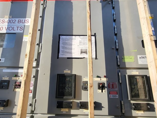 Switchgear for generator set package enclosure with cable ties - Image 10