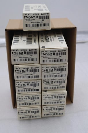 New in box Allen-Bradley bradley 1746-n2 ser b module slot filler (lot of 11) stk k-064a - Image 1