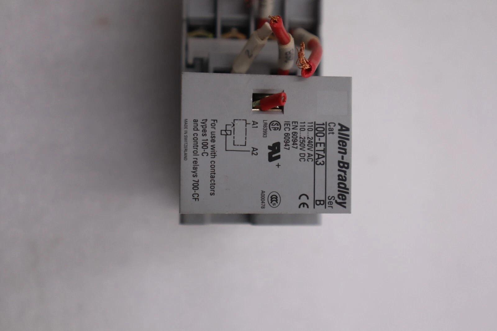 Allen-Bradley 700-CF310 SER A Used Safety Control Relay Contractor #K-754-A - Image 4
