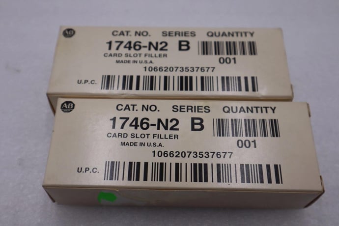 New - lot of 2 - Allen-Bradley bradley 1746-n2 series b card slot filler stock k-3024a - Image 1