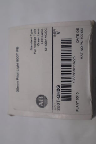 NEW 800T-QH2G Ser. V Allen-Bradley AB Green Pilot Light STOCK G598A - Image 2