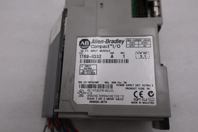Allen-Bradley 1769-IQ32 SER A F/W 3.1 Compact I/O 32 PT Input Module STOCK K-12C - Image 3