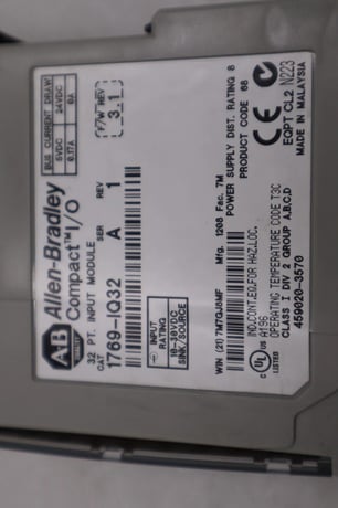 Allen-Bradley 1769-IQ32 SER A F/W 3.1 Compact I/O 32 PT Input Module STOCK K-12C - Image 6