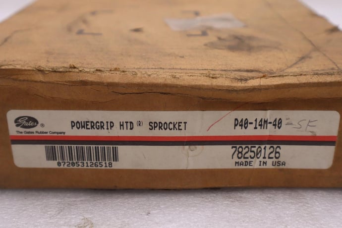 Gates p40-14m-40-sf htd timing sprocket lb 40teeth 1.57inbelt width stock b-864 - Image 1