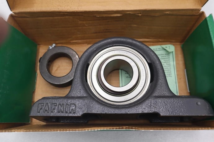 NEW OPEN BOX Fafnir RAO1 1/2 Pillow Block Bearing 2 Bolt Base 1-1/2" Bore 2030-A - Image 2
